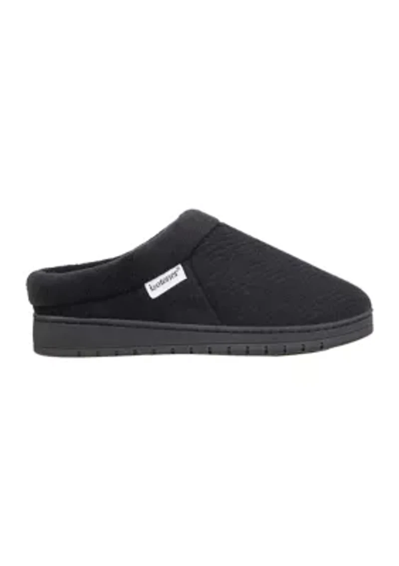 Women's Diamond Microterry Gemma Clog Slipper with Memory Foam
