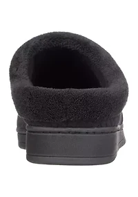 Women's Diamond Microterry Gemma Clog Slipper with Memory Foam