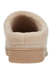 Women's Diamond Microterry Gemma Clog Slipper with Memory Foam