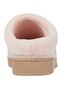 Women's Diamond Microterry Gemma Clog Slipper with Memory Foam