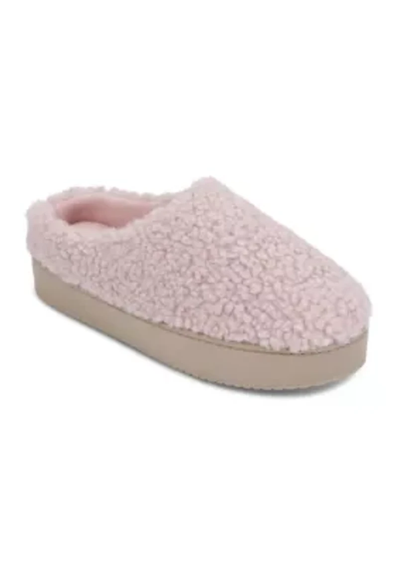 Women's Berber Diane Platform Clog Slippers