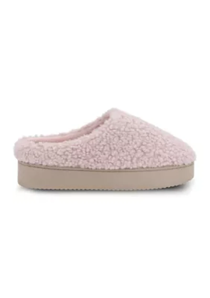Women's Berber Diane Platform Clog Slippers