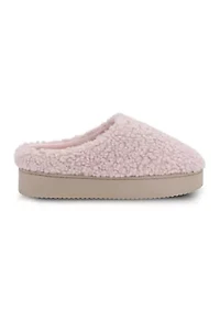Women's Berber Diane Platform Clog Slippers