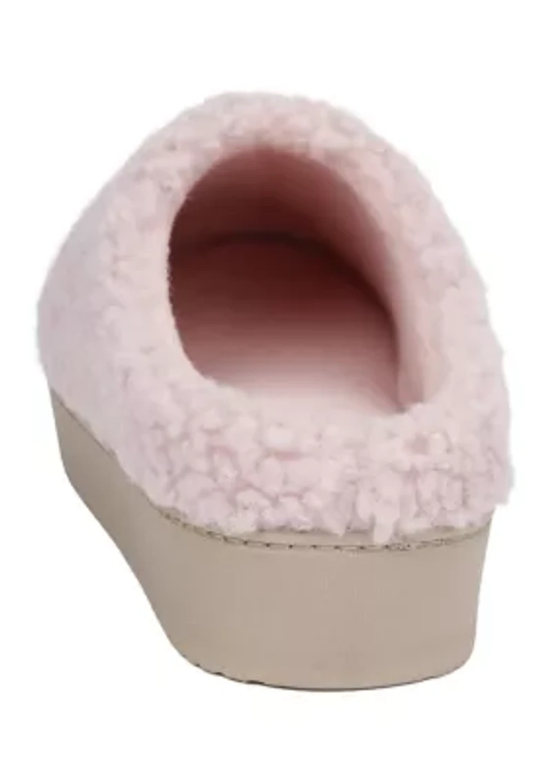 Women's Berber Diane Platform Clog Slippers