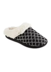 Women's Boucle Sweater Knit Clog Slippers