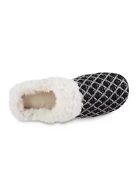 Women's Boucle Sweater Knit Clog Slippers