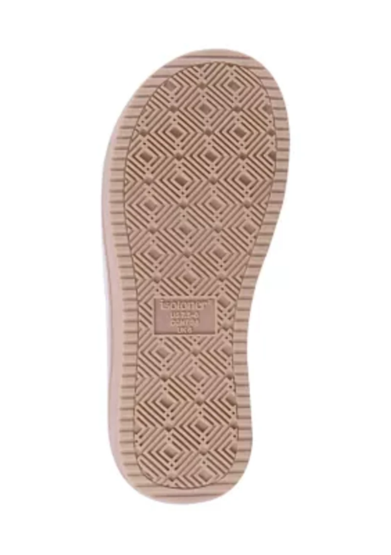 Crochet Lace Platform Slide Slipper