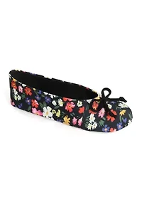 Floral Ballerina Slippers