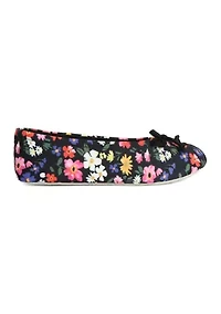 Floral Ballerina Slippers