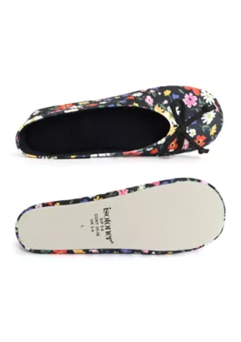 Floral Ballerina Slippers