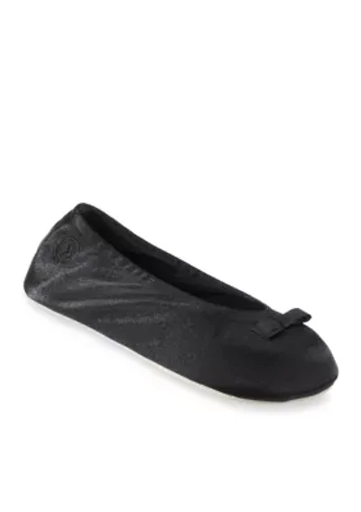 Signature Classics Satin Ballerina Slipper