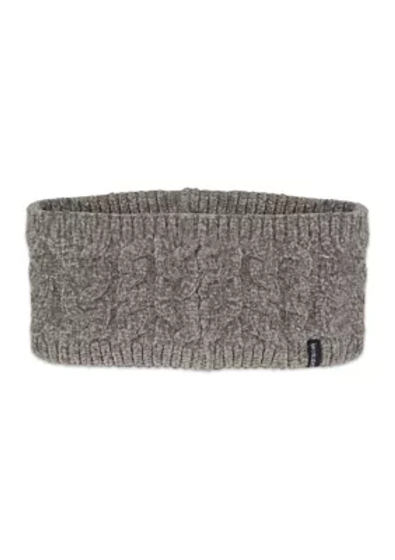 Women's Recycled Chenille Cable Knit Headband