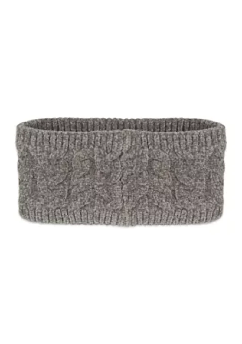 Women's Recycled Chenille Cable Knit Headband