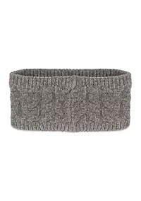 Women's Recycled Chenille Cable Knit Headband