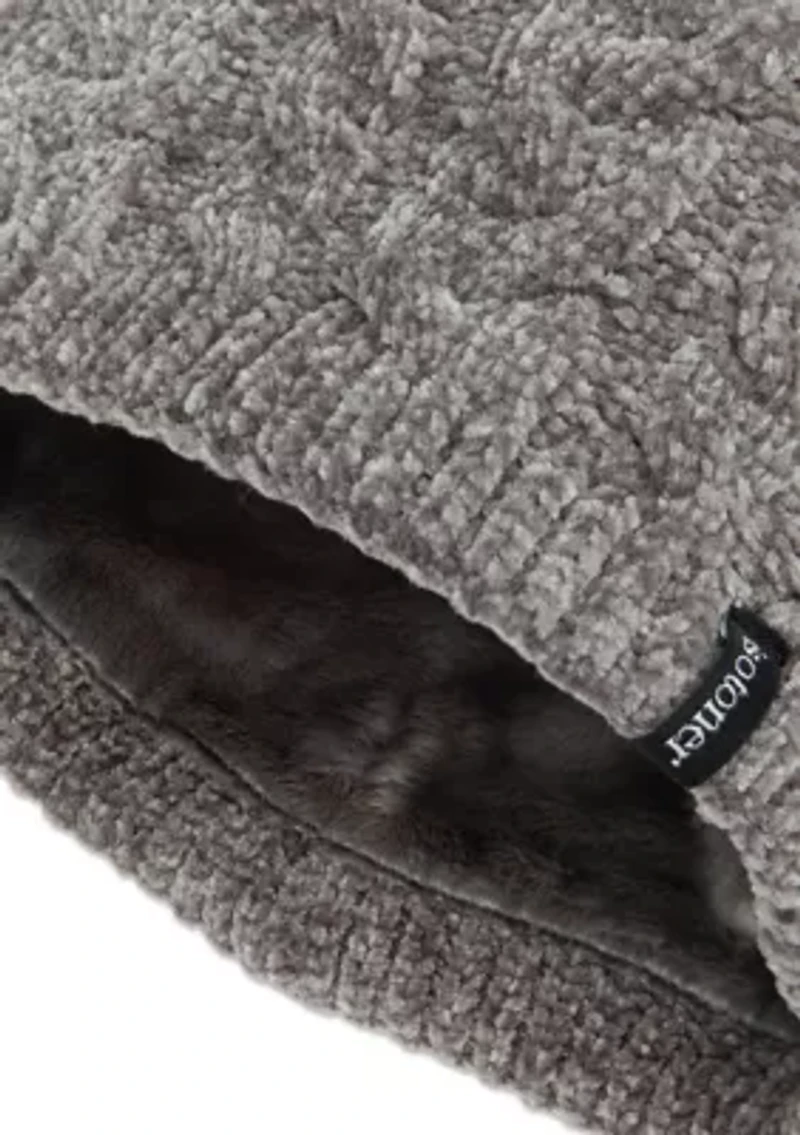 Women's Recycled Chenille Cable Knit Headband