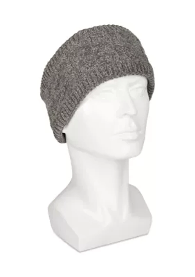 Women's Recycled Chenille Cable Knit Headband