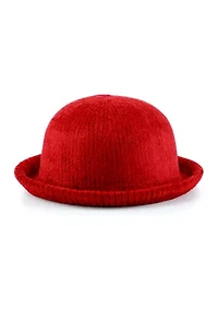 Women's Recycled Chenille Bowler Hat