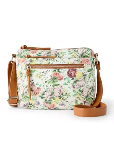 Floral Print Crossbody Bag