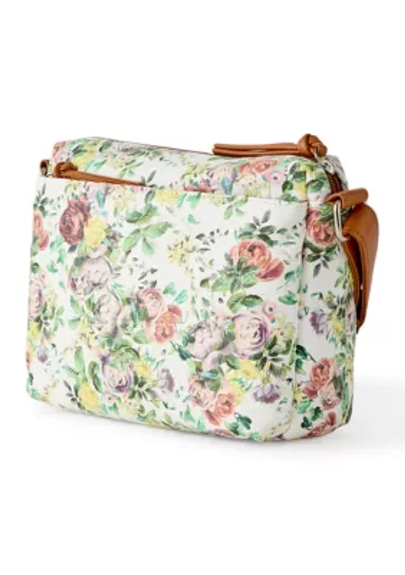 Floral Print Crossbody Bag