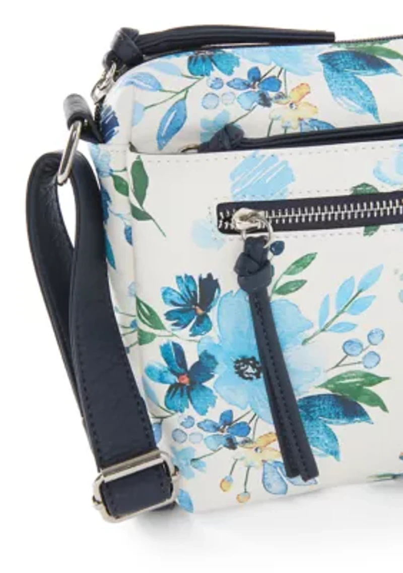 Floral Print Crossbody Bag