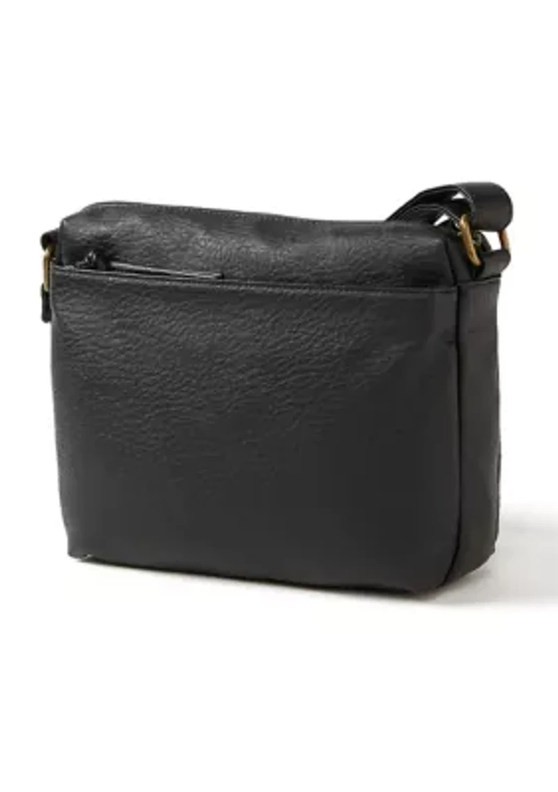 Antique Pebbled Crossbody Bag