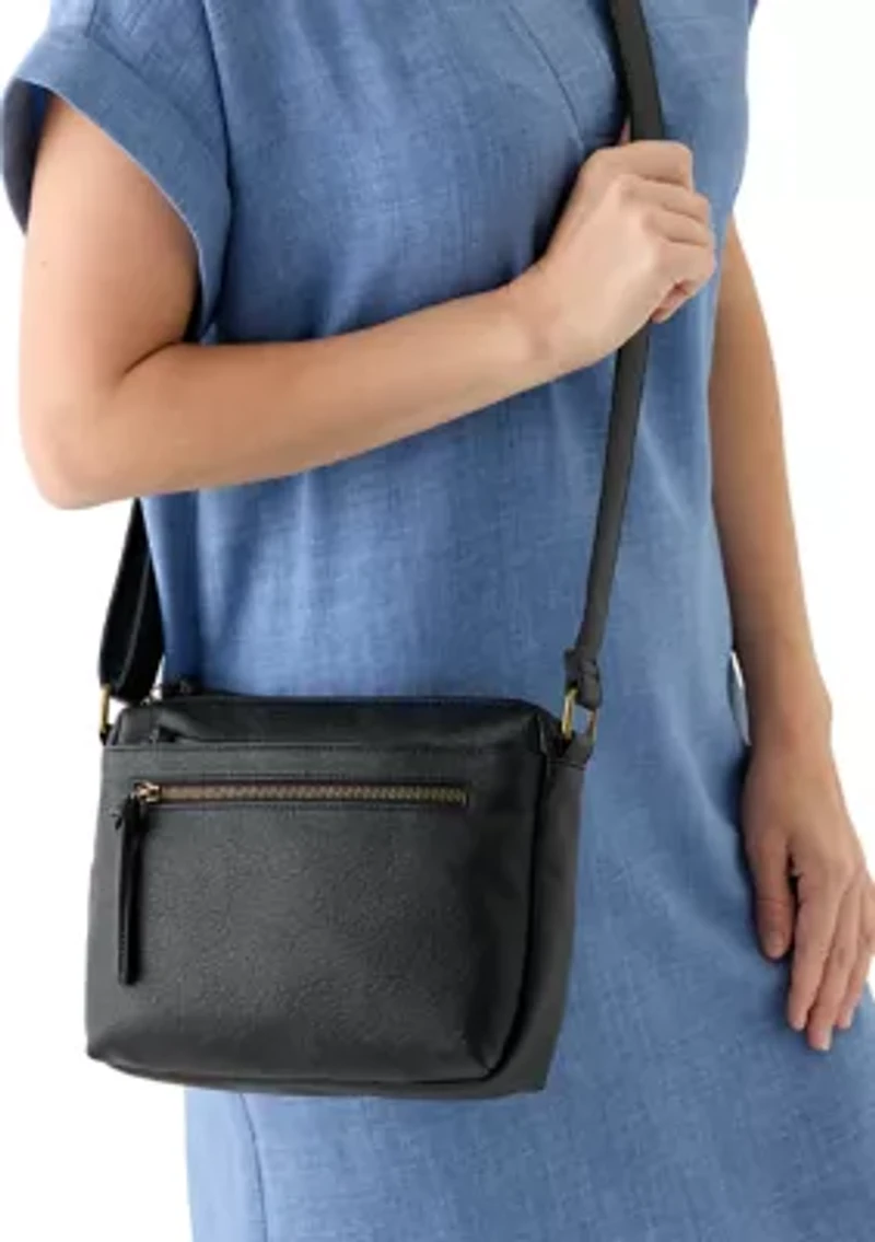 Antique Pebbled Crossbody Bag