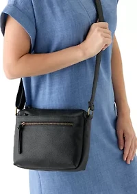 Antique Pebbled Crossbody Bag
