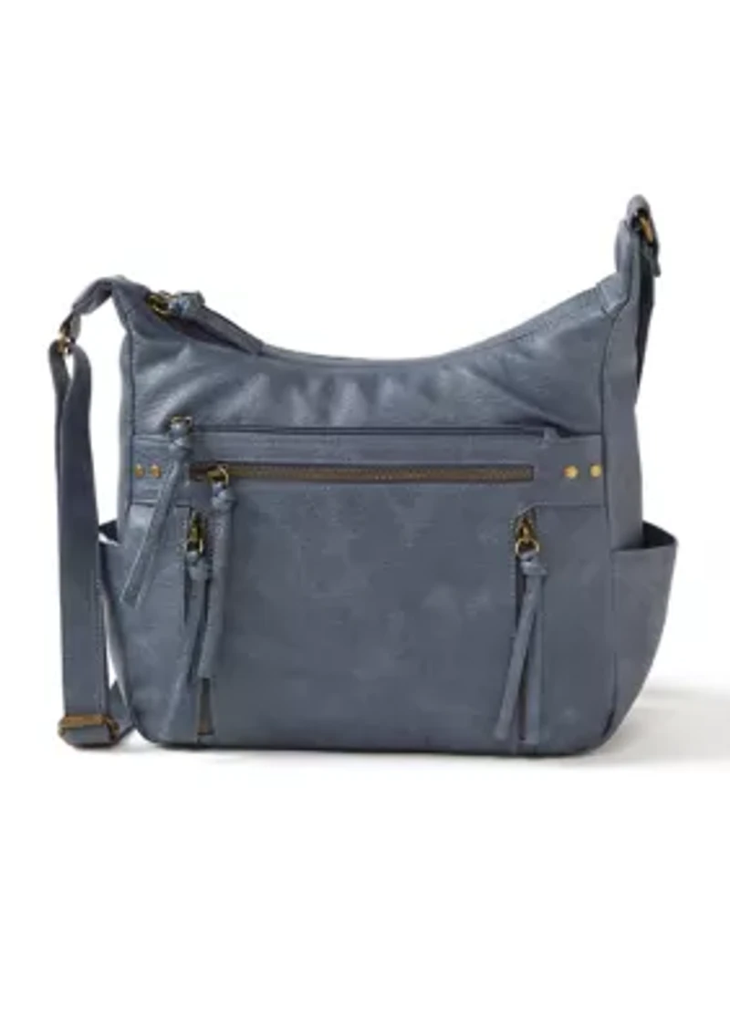 Antique Pebbled Large Shoulder Bag