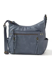 Antique Pebbled Large Shoulder Bag