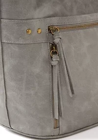 Antique Pebbled Shoulder Bag