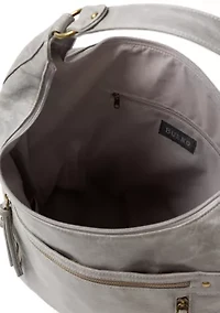 Antique Pebbled Shoulder Bag