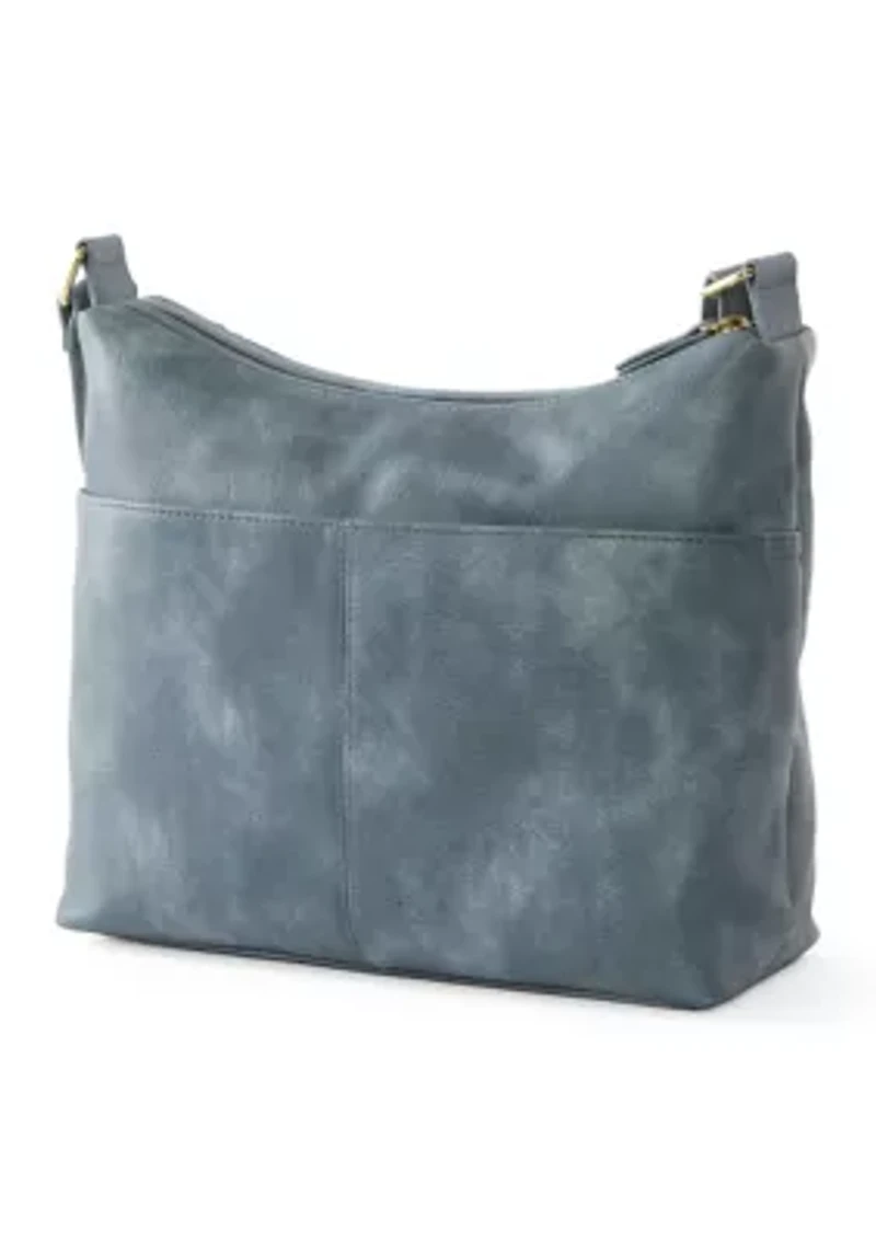 Diamond Perforated Detail Shoulder Bag