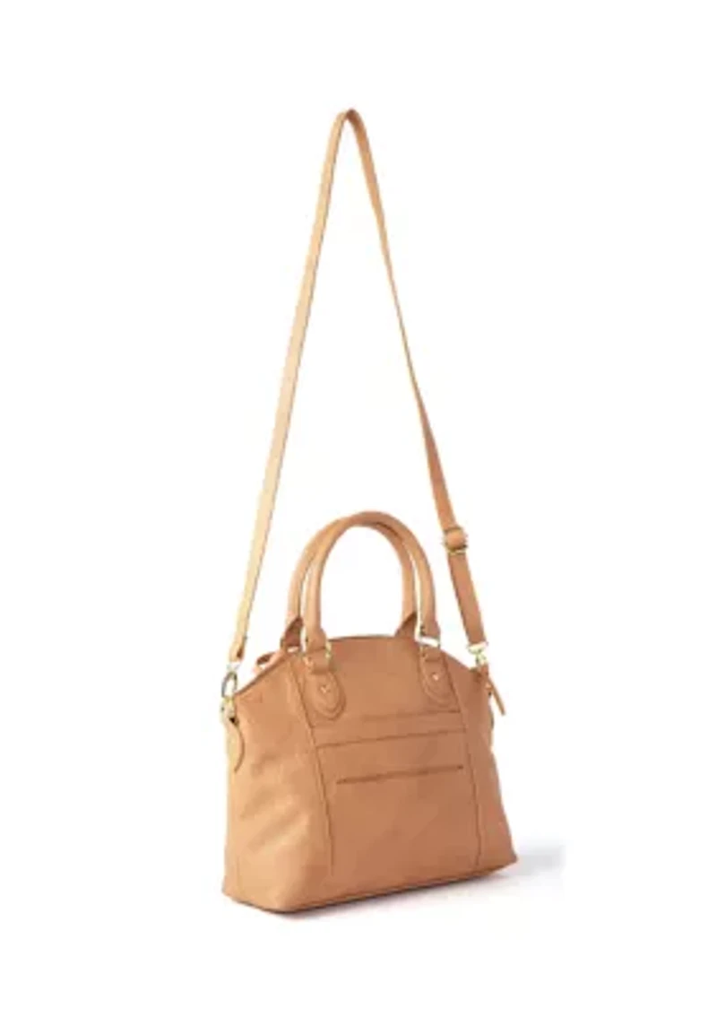 Woven Dome Satchel 