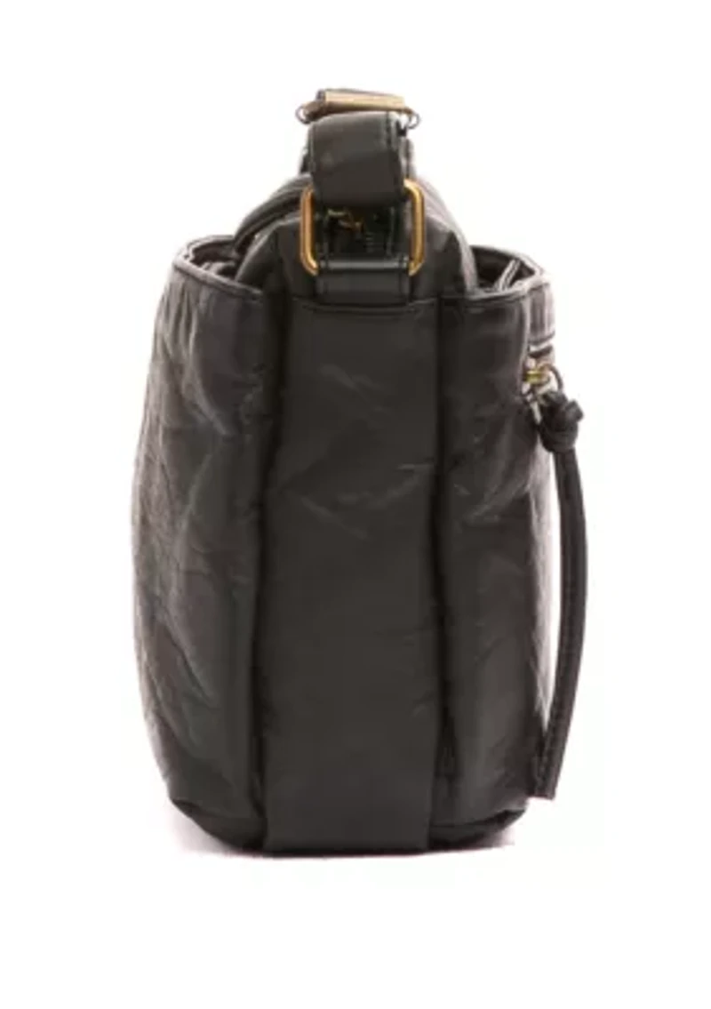 Elephant Washed Pockets Crossbody