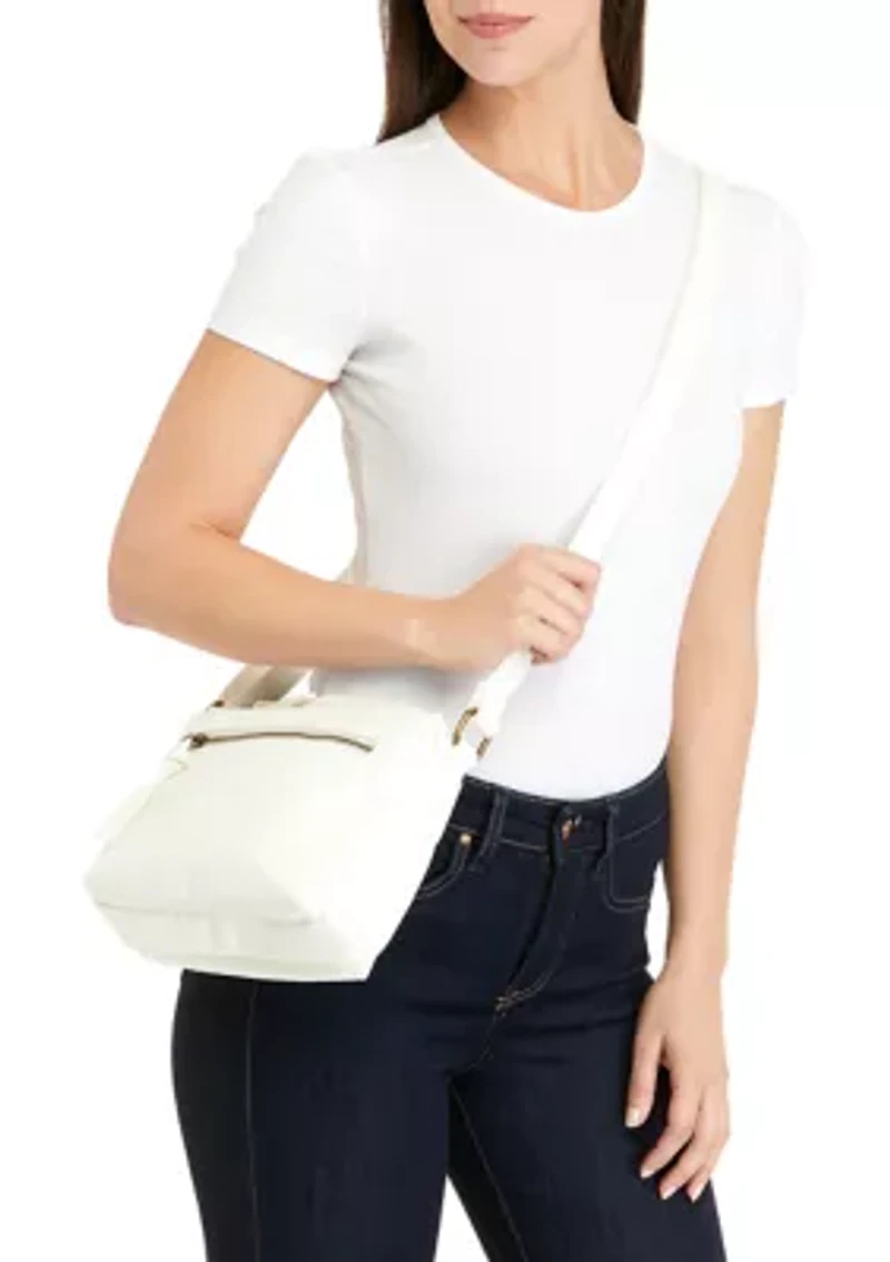 Elephant Washed Pockets Crossbody