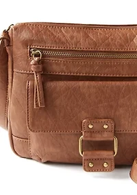 Buckle Front Pocket Crossbody Bag