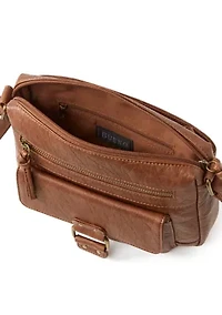 Buckle Front Pocket Crossbody Bag