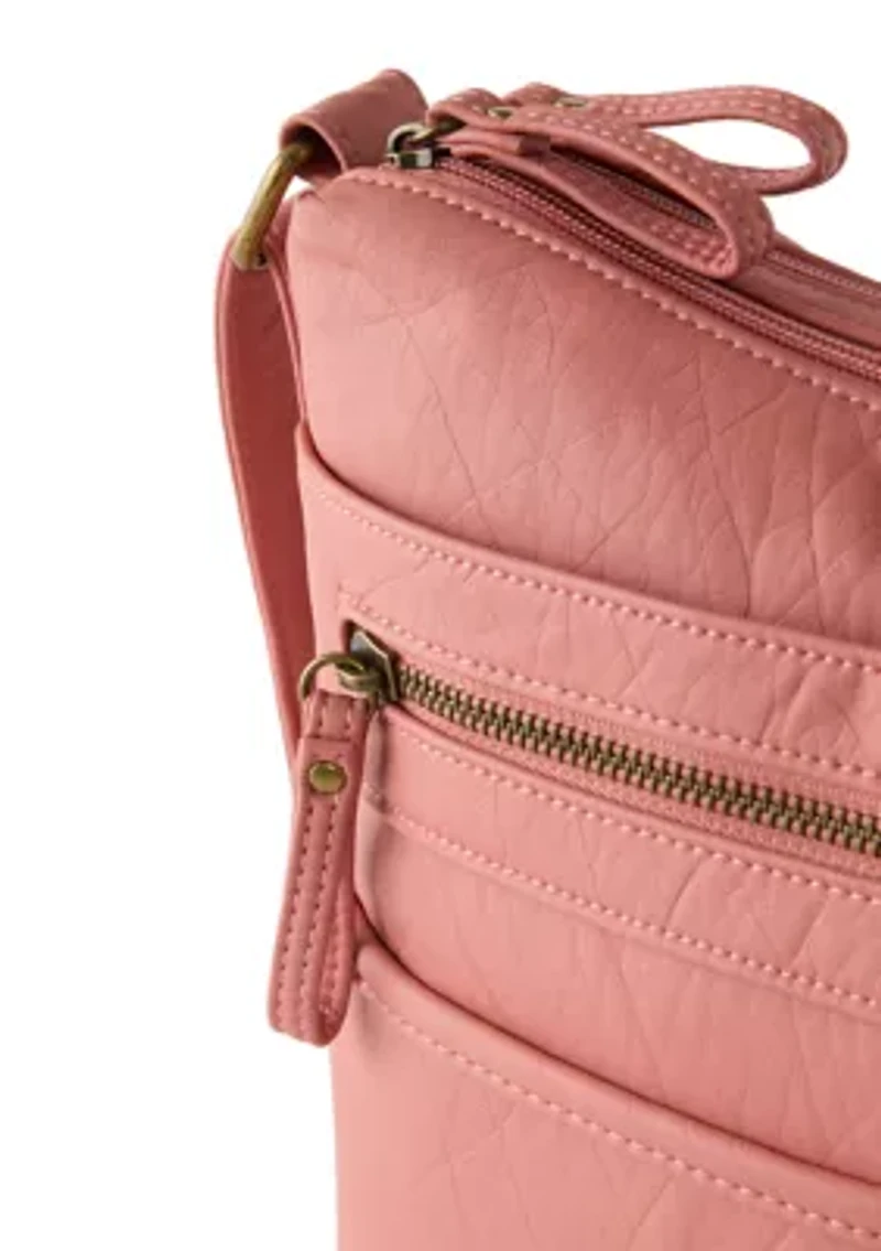 Women's Washed Shoulder Bag