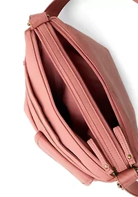 Women's Washed Shoulder Bag