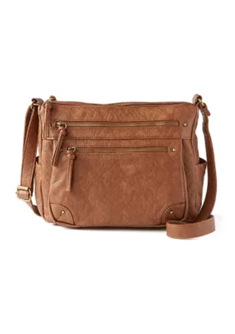 Multi Zip Crossbody Bag