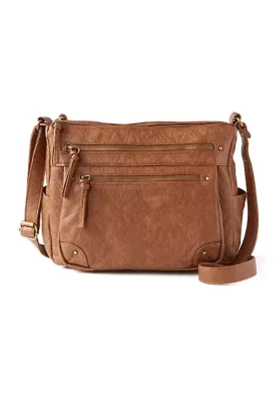 Multi Zip Crossbody Bag