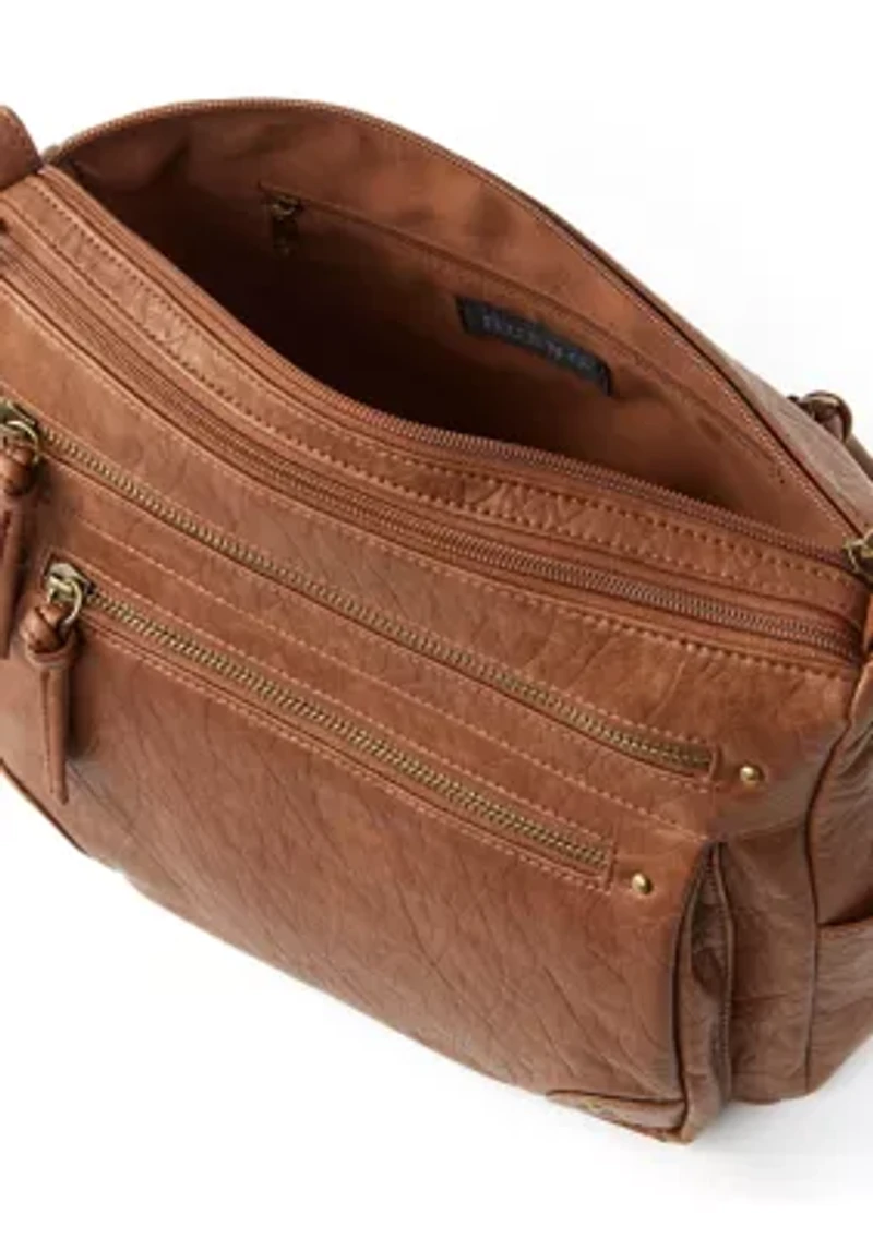 Multi Zip Crossbody Bag