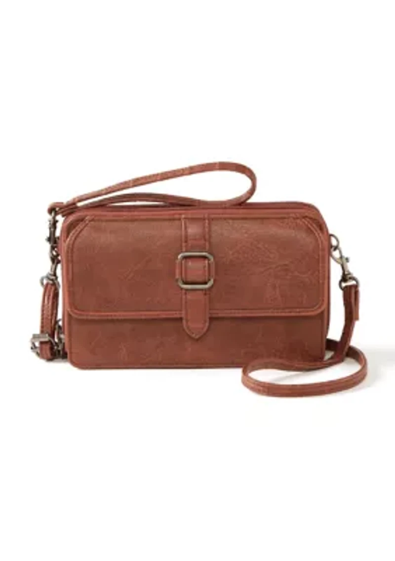 Mixed Media Crossbody Bag