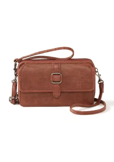Mixed Media Crossbody Bag