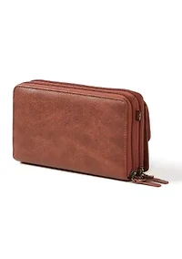 Mixed Media Crossbody Bag