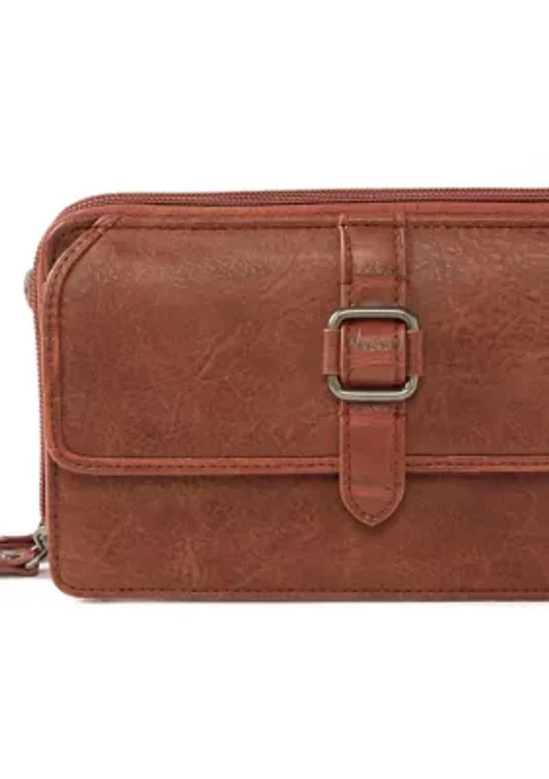 Mixed Media Crossbody Bag
