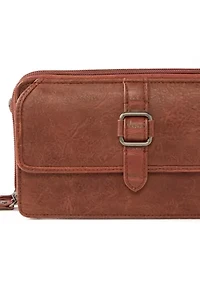 Mixed Media Crossbody Bag