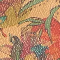 Floral Print Dome Satchel Bag