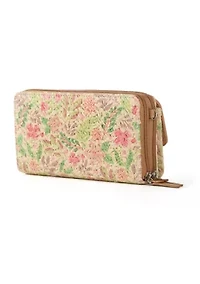 Printed Straw Phone Crossbody