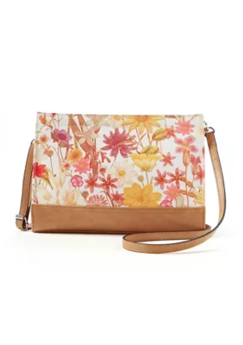 Floral Clutch Crossbody Bag